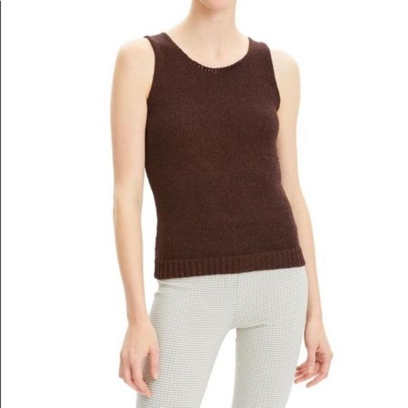 NWT Theory sleeveless shell sweater vest - Picture 2 of 8